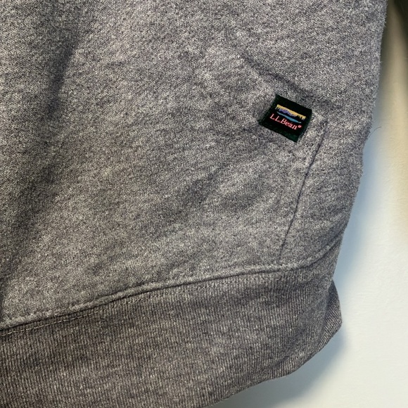 L.L. Bean Gray Hoodie with Vibrant Details - Picture 2 of 6